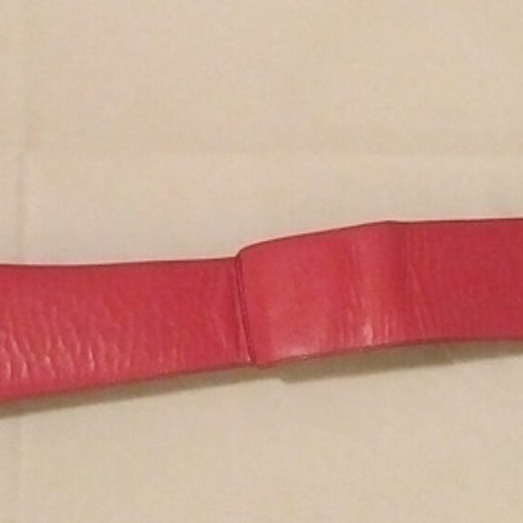Pink Leather Women's Belt - Picture 2 of 2
